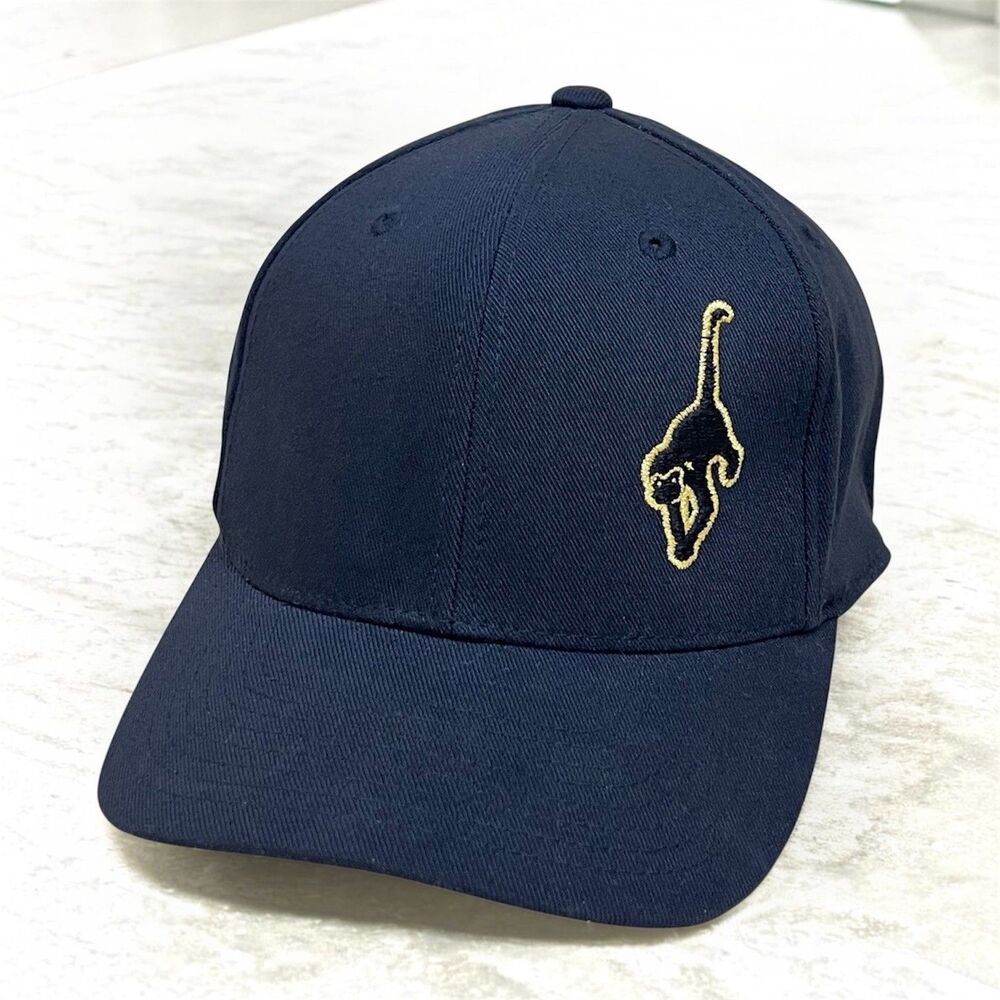Twelve 12 Monkeys Vapor Hat Black Flexfit Strapback Cap Gold Logo Vape Brand